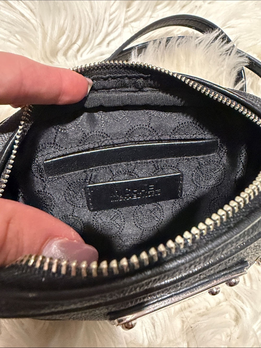 Michael Kors Black Leather Crossbody - Picture 10 of 17
